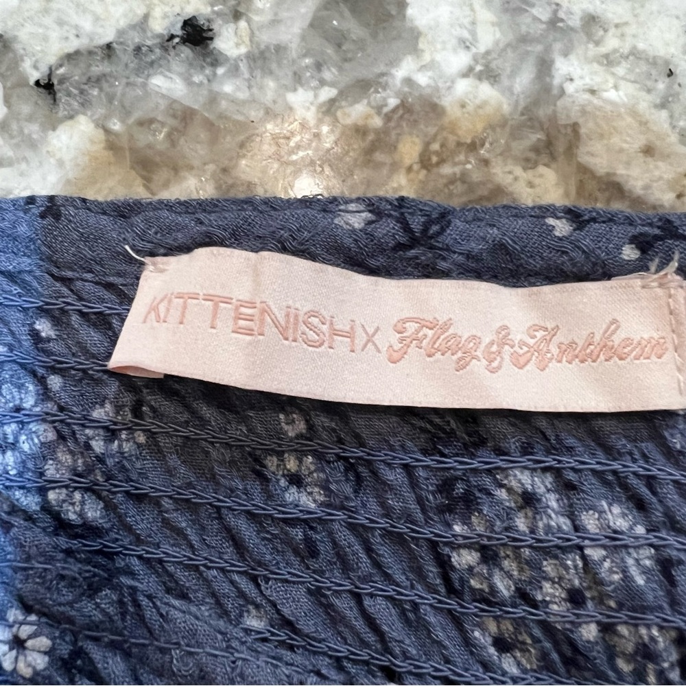 NWT Kittenish X Flag & Anthem Mae Tiered Mini Dress Size Large Or XL X-Large - Picture 14 of 16